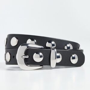 Madewell belt with Silver Studs